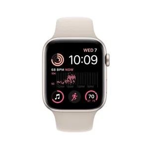Apple Watch SE GPS 44mm Starlight Aluminium Case with Starlight Sport Band