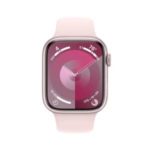 Apple Watch Series 9 GPS 45mm Pink Aluminium Case with Light Pink Sport Band