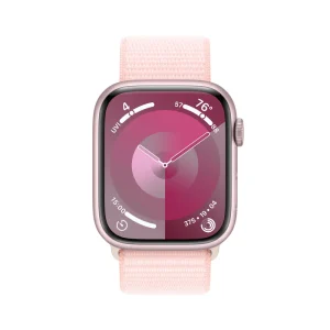 Apple Watch Series 9 GPS 45mm Pink Aluminium Case with Light Pink Loop Band
